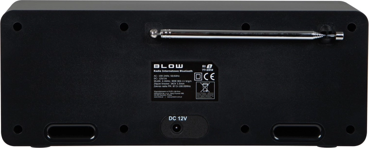 12 V-os tápellátás és teleszkópos antenna