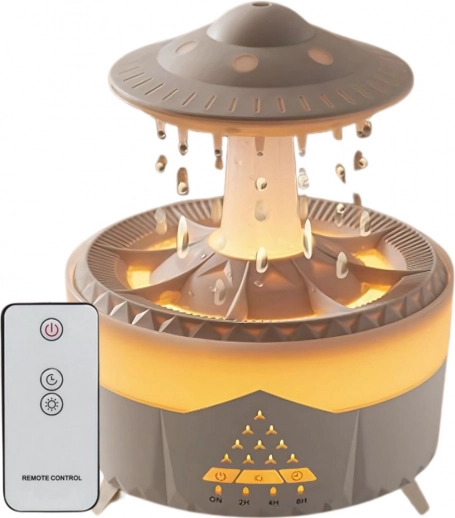 Légnedvesítő és aromadiffúzor UFO alakban