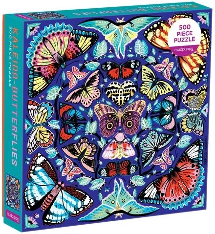 Mudpuppy puzzle Kaleido lepkék 500 darab