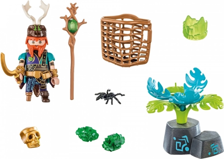 Interaktív növény kristályokkal