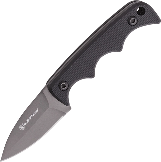 Smith & Wesson H.R.T. Spear Point nyak kés 5 cm, titán-nitrid bevonattal