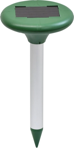 Napelemes vakond- és rágcsálóriasztó, kerek 15 × 31 cm