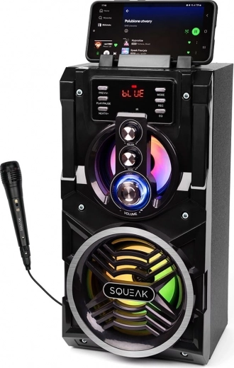 Bluetooth hangszóró karaoke-val 20 W Squeak BeatBoxer