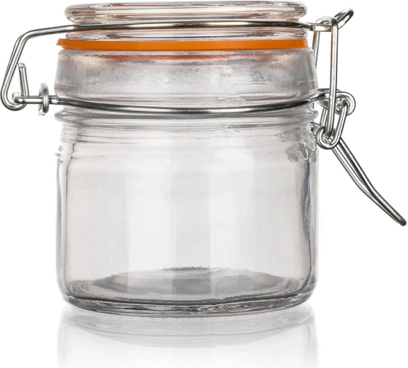 Átlátszó üveg a tartalom gyors ellenőrzéséhez