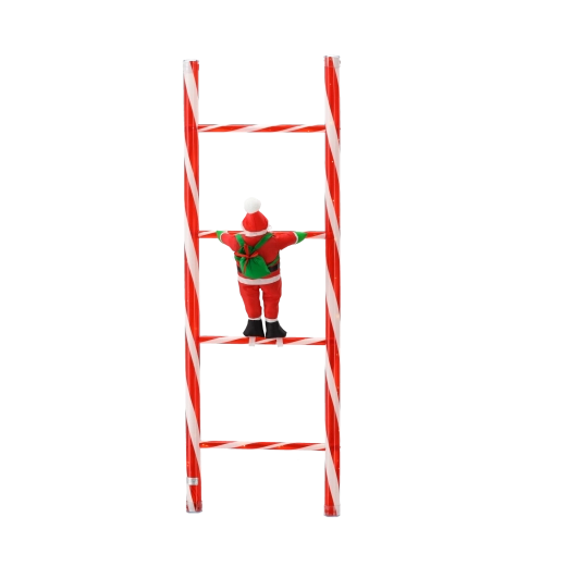 Elbűvölő, mászó Mikulás dizájn