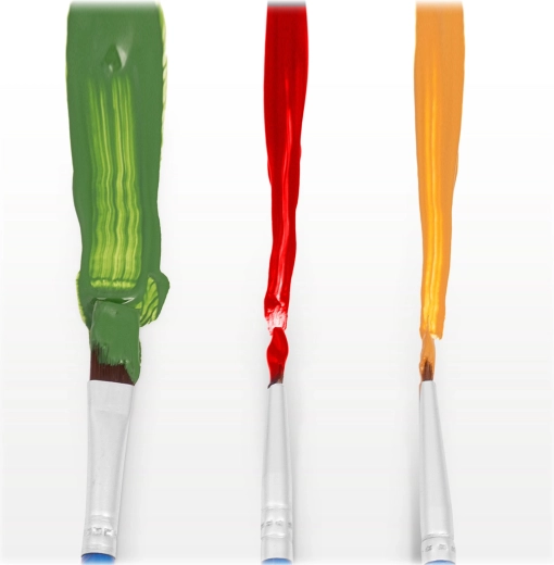 Ecsetkészlet a részletekhez és a nagy felületekhez