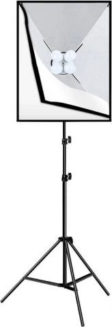 PULUZ stúdiószett softboxszal 50 × 70 cm, állvánnyal és 4× LED E27