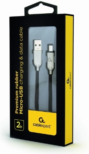 Micro USB kábel 2 m fekete