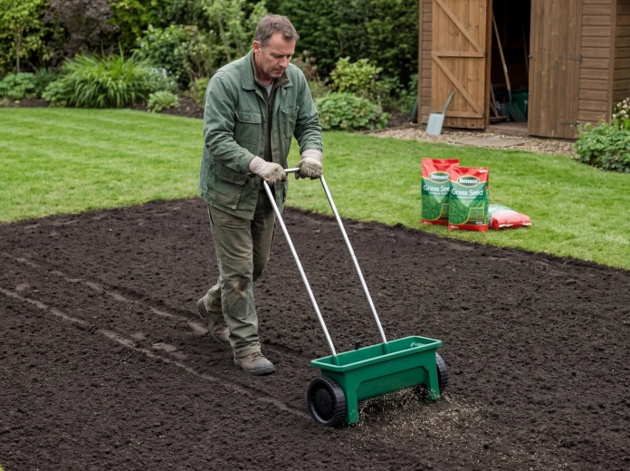 Egyenletes szórás a sűrű gyepért