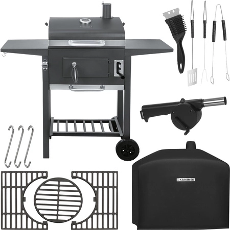 Pontos hőmérséklet‑szabályzás fedéllel és kéménnyel