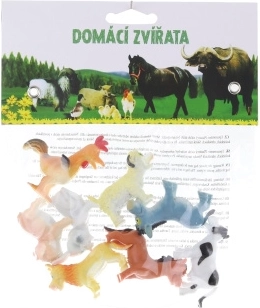 Vidám háziállatok – műanyag figurák csomagban