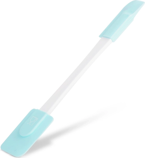 Kétoldalas világoskék szilikon spatula
