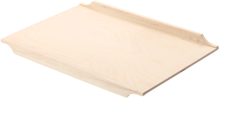 Kétoldalas konyhai gyúródeszka bükk rétegelt lemezből 35 × 50 cm