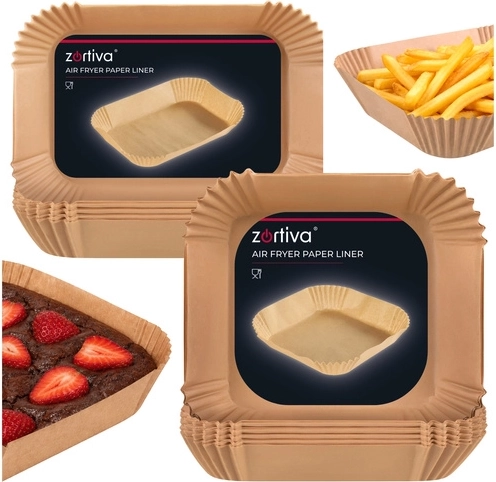 Zortiva papír betétek forrólevegős fritőzhöz Air Fryer Dual (2 méret)