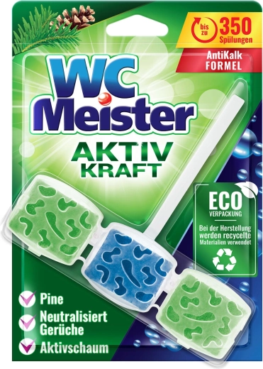 MEISTER WC-blokk 45 g, erdei illattal, színező