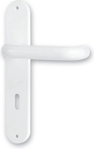 standard fehér műanyag kilincs 90 mm