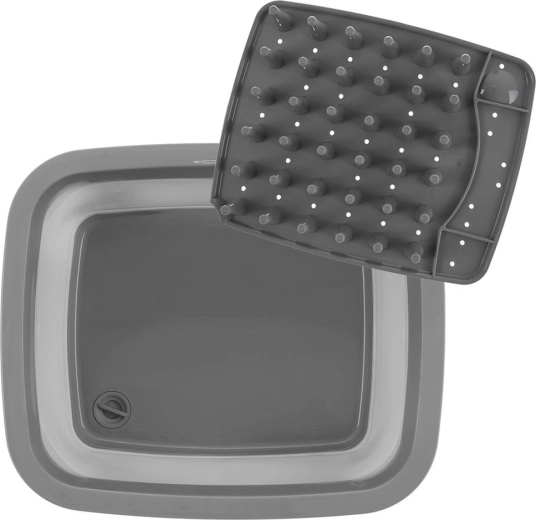 Leeresztő dugóval és irányított lefolyással