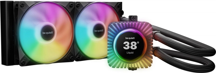 be quiet! Light Loop IO LCD 240 mm fekete CPU vízhűtés