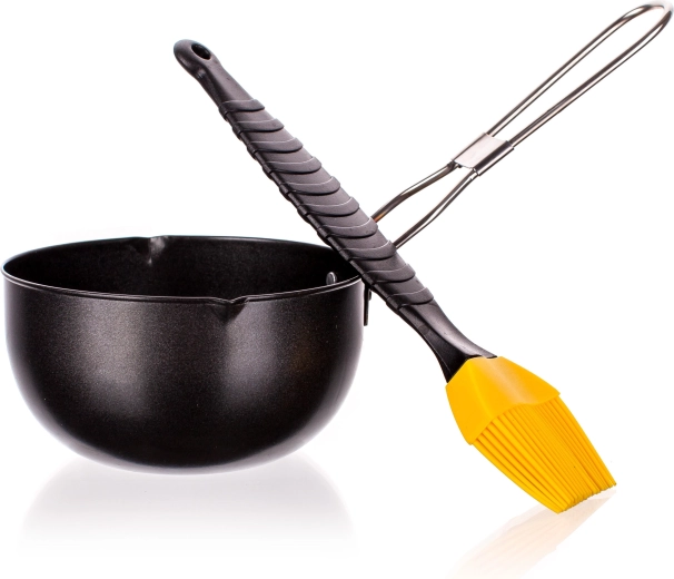 Grillező tál tapadásmentes felülettel 11,8 cm és szilikon kenőecset