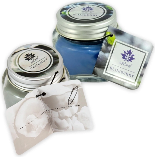 Stílusos üveg edény fedéllel