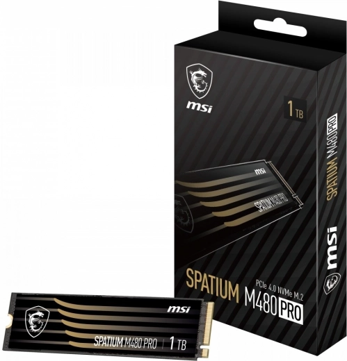 Nagysebességű SSD meghajtó MSI SPATIUM M480 PRO 1TB