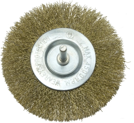 Körkefe szárra 80 mm, hullámos acélhuzal 0,3 mm