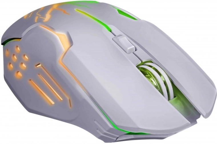Vezeték nélküli gamer egér Katana 3200 DPI, 7 gomb, fehér