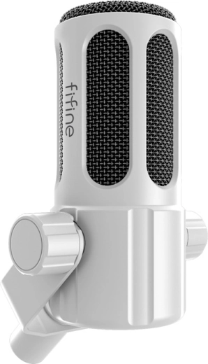Fifine Tank 1 dinamikus XLR mikrofon – fehér