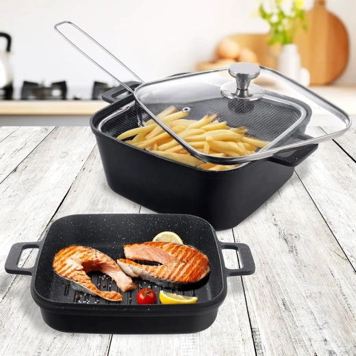 Sokoldalú használat: sütés, grillezés és rakott ételek