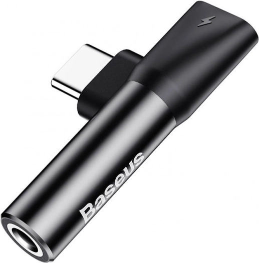 BASEUS USB‑C – 3,5 mm jack audió adapter (fekete)