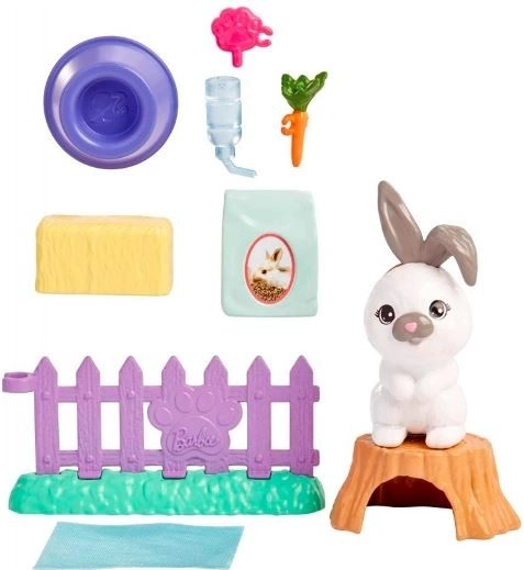 Mini nyuszi és tartozékok Barbie-hoz