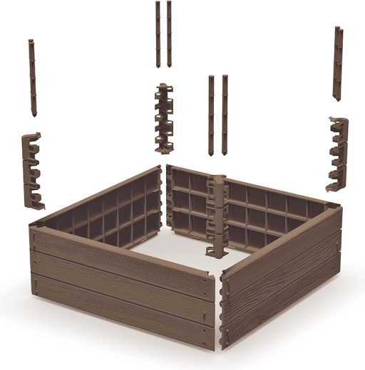 Gyors, szerszám nélküli összeszerelés