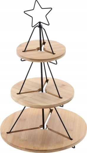 Természetes bambusz és tartós fém a stabilitásért és a stílusért