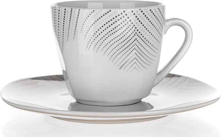 Porceláncsésze csészealjjal 200 ml Charme
