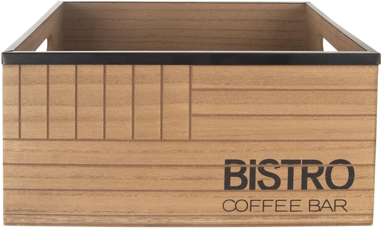 Dekoratív „Bistro” stílus felirattal