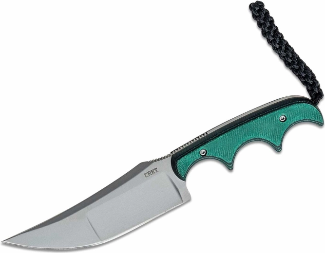 CRKT Minimalist Katana nyakkés 9 cm zöld-fekete