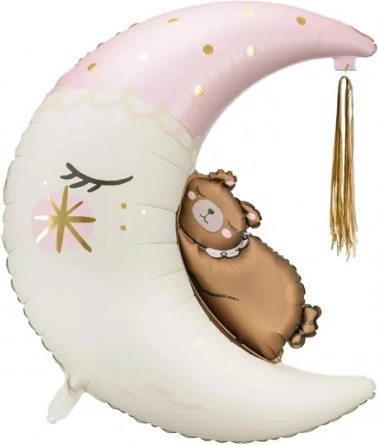 Fólia lufi mackó a holdon 71 × 86 cm