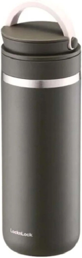 Rozsdamentes termosz füllel LocknLock Metro Two-Away 475 ml khaki