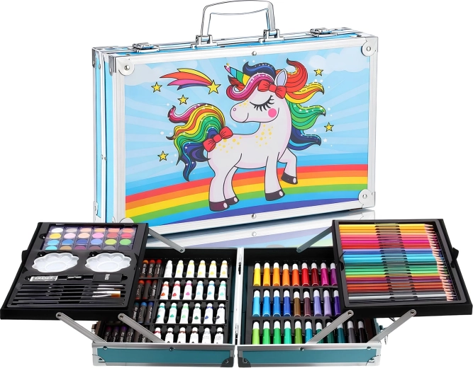 RENEW FORCE Pony gyermek rajzkészlet egyszarvúval, 145 darab