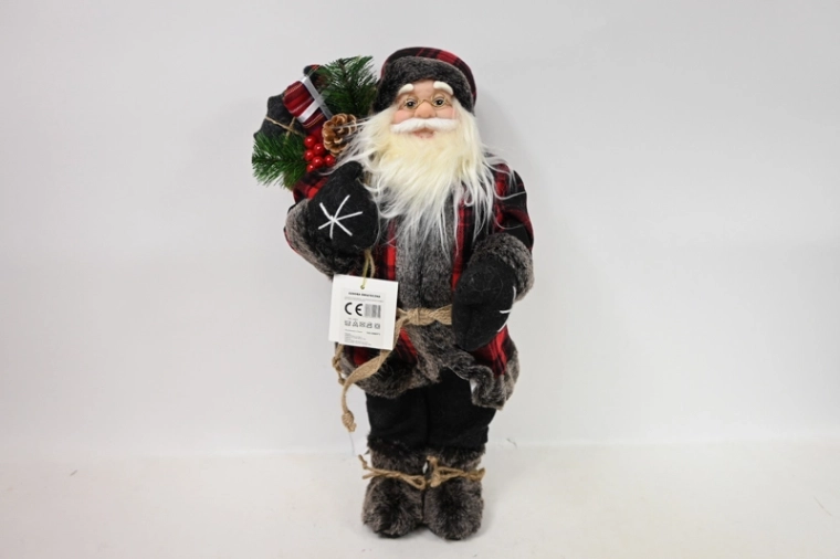Karácsonyi Mikulás figura (Santa Claus) 45 cm