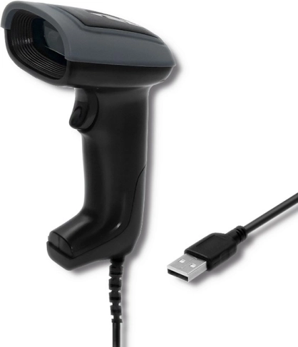 Qoltec kézi 1D és 2D vonalkódolvasó USB-vel