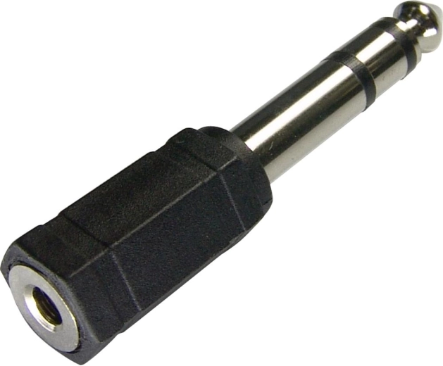 Sencor audioadapter 6,35 mm-es sztereó jack csatlakozóról 3,5 mm-es sztereó jack aljzatra