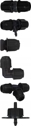 Komplett csatlakozó- és csepegtetőkészlet