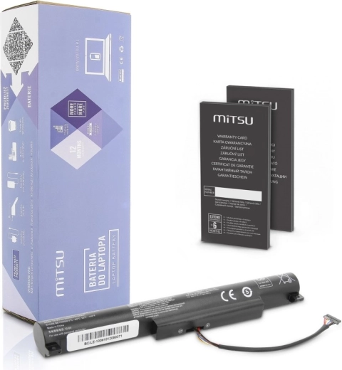 MITSU akkumulátor Lenovo IdeaPad 100-15IBY-hoz 2200 mAh (24 Wh) 10,8–11,1 V