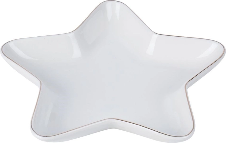 Stílusos csillagforma ünnepi terítéshez