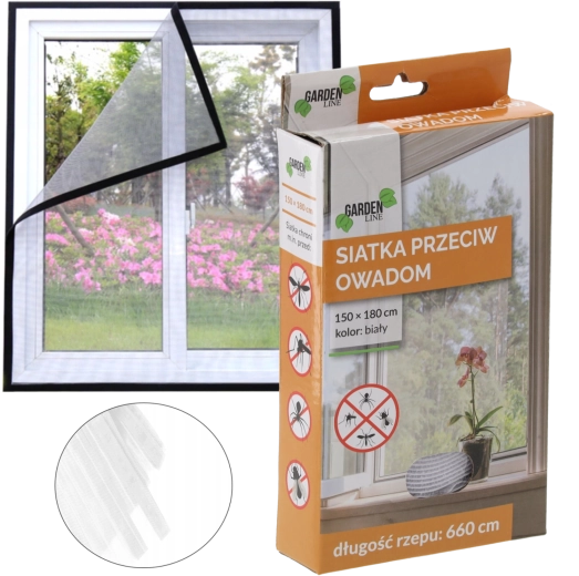 Rovarháló 150 × 180 cm, fehér