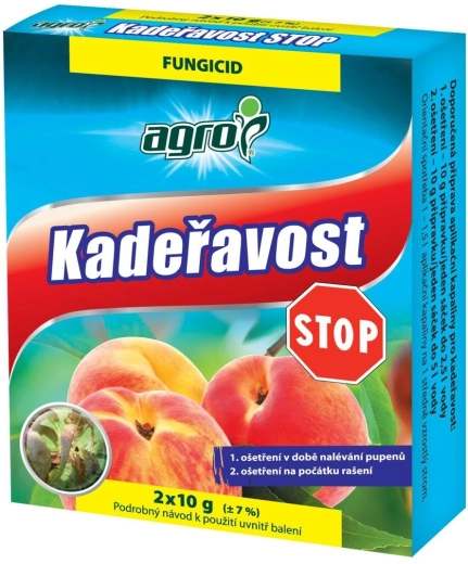 Őszibarack levélfodrosodás elleni Stop 10 g + 10 g – kétfázisú védelem