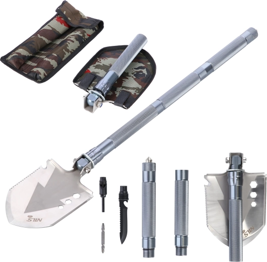 Multifunkciós összecsukható ásó NILS Camp XL