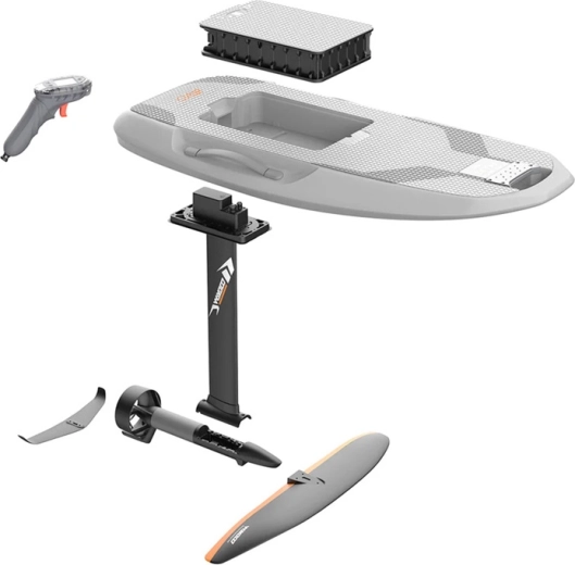 Moduláris e‑foil szett a gyors összeszereléshez és készségfejlődéshez