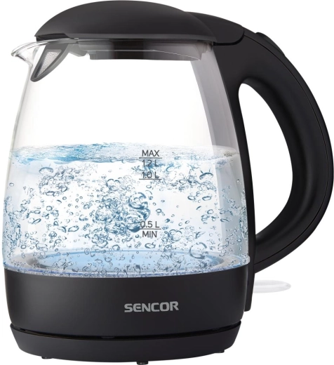 Sencor üveg elektromos vízforraló 1,2 l